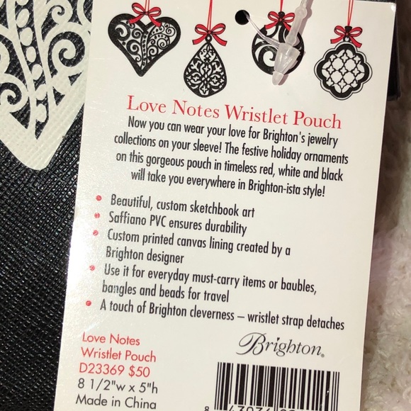 NEW Brighton Love Notes Wristlet Accessory Bag - Picture 3 of 9